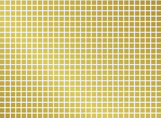 金色のタイル柄の背景