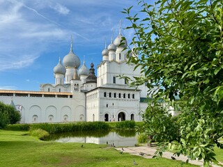 Russia Rostov Veliky July 15, 2025 Rostov Kremlin in summer. High quality photo