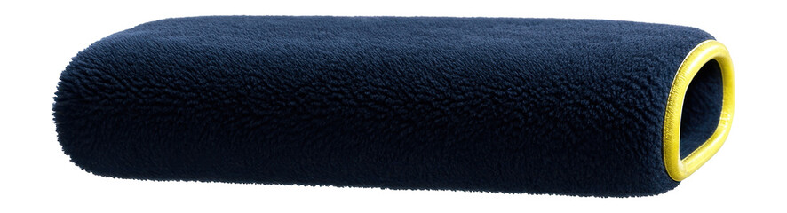 Car drying towel with high absorbency microfiber material and stitched edges