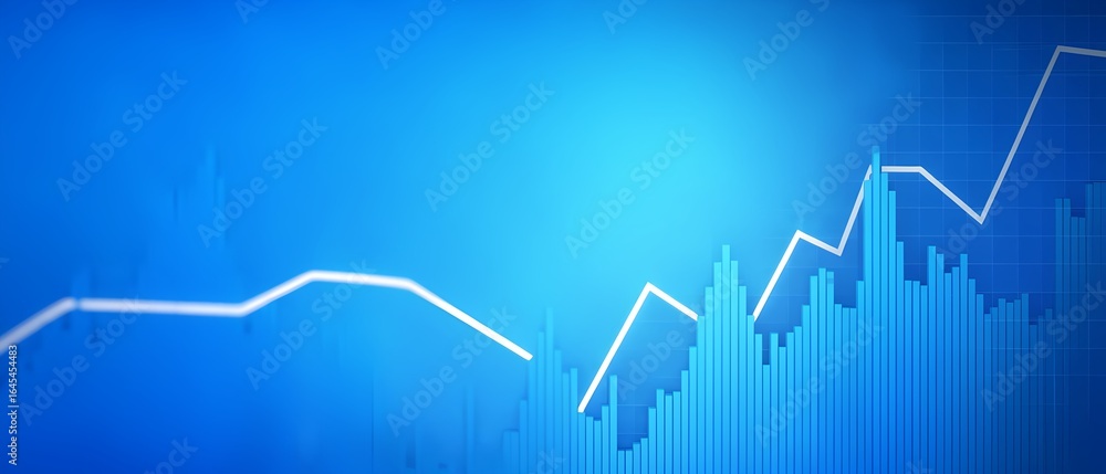 Poster data visualization trends business analytics infographic digital environment abstract viewpoint grow