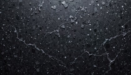 "Dark granite surface with speckled texture, high resolution"
