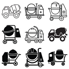 Heavy Duty Cement Mixer Bundle 