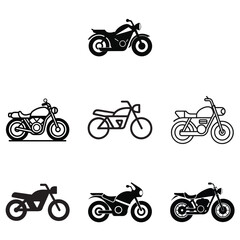 Motorcycle Bundle Set – Vector Collection of Bikes