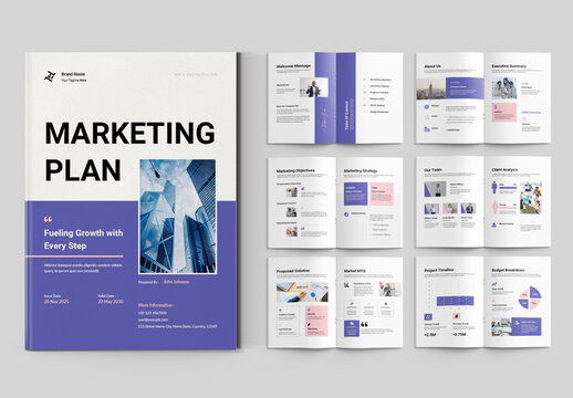 Marketing Plan Template Layout