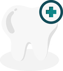 Tooth With Care Sign Icon