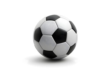 Fototapeta premium Football ball isolated on white background. Vector illustration. Realistic