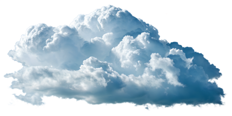 Fluffy white cloud gracefully floating against a serene backdrop to create a sense of peace and tranquility in the open sky during daylight hours Generative AI