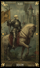 Fototapeta premium vintage vintage style deck of tarot cards. magical predictions of the future, mysterious characters. 