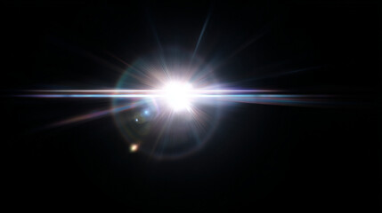 Heller Lichtblitz mit Lens Flare