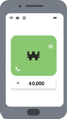 Money, currency, mobile, cell phone, internet application