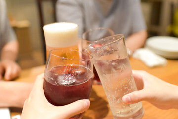 みんなで乾杯
