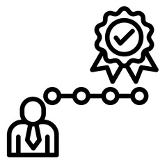 Achievement Tracker  Icon Element For Design