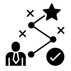Coaching Roadmap  Icon Element For Design