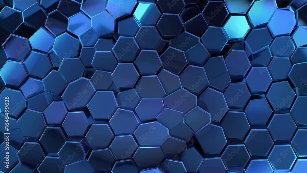 Aufkleber vibrant dynamic hexagonal backdrop energizing geometric pattern for branding and marketing campaigns
