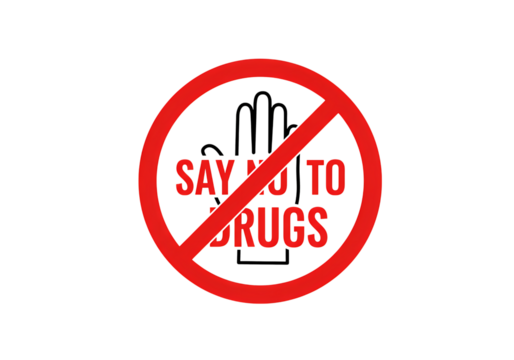 Say No to Abuse A Powerful AntiAbuse Awareness Symbol isolated on transparent background