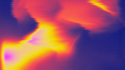 Glitch grainy abstract smeared gradient blurred unique background texture digital noise Glitch Damage. Coarse rough surface glitch noise texture with artifacts dust. Creative background design.