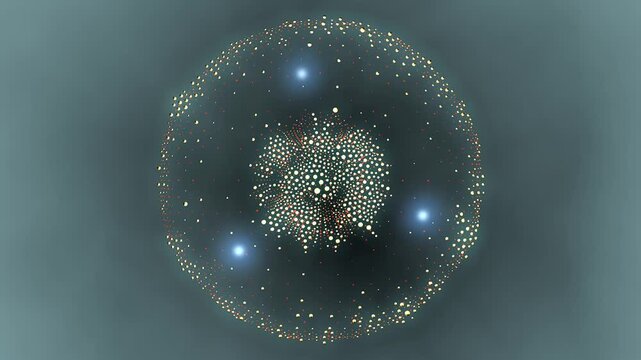 Abstract - Cluster of cells, society, observation, life, surveillance