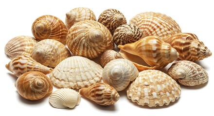 Seashell Collection: Variety of Coastal Treasures