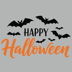 Happy halloween festive banner icon design