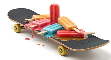 Summer Melt: Popsicles on a Skateboard