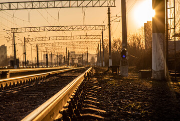 railway in the city