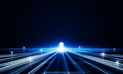 Abstract of Key Door open Light background Hitech communication concept innovation background vector design.