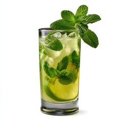 Refreshing Mojito Cocktail with Mint and Lime drink