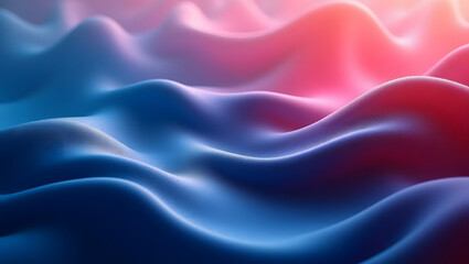 Obraz premium Vibrant duotone gradient with fluid flowing lines, glossy finish, sharp detail, 8k digital art.