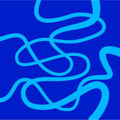 Abstract Blue Swirl Pattern Background