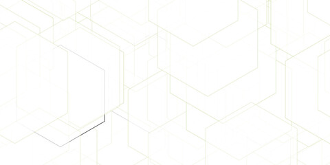 Obraz premium Geometric hexagon network design displaying connectivity and modern digital technology concept for futuristic visualizations suitable for data visualization and innovation.