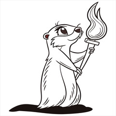 olympic-marmot-vector
