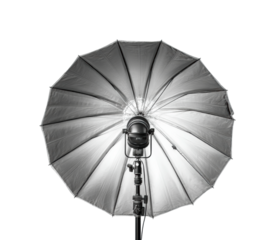Lighting setup equipment professional overhead, isolated on transparent background, png