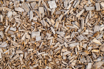 Wood Chips Scattered Surface Pattern for Natural Background