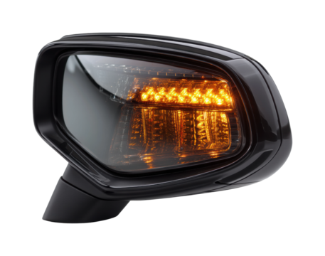 Vehicle turn signal light automotive workshop product, isolated on transparent background, png