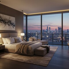 interior of a hotel room