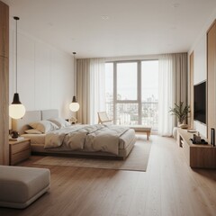 interior of a hotel room