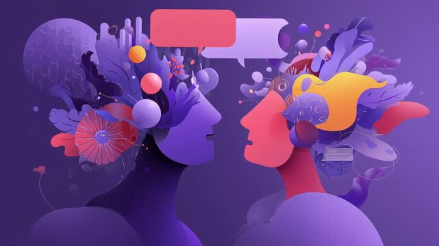 Large Language Model (LLM) Concept Illustration &ndash; Artificial Intelligence Neural Network and Machine Learning Visualization