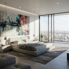 interior of a hotel room