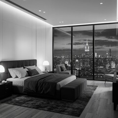 interior of a hotel room