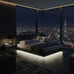 interior of a hotel room