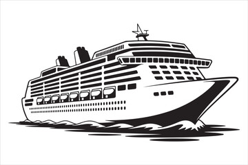 Pirate Ship Silhouette Bundle – Nautical Ocean & Marine Clipart Designs