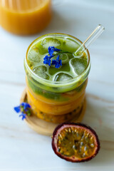 Maracuja Iced Matcha 
