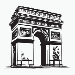Fototapeta premium arc de triomphe paris