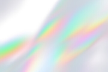 iridescent holographic rainbow colorful blur gradient reflection background overlay effect,Crystal prism with rainbow ray, magic sparkle, lens flare,abstract rainbow background