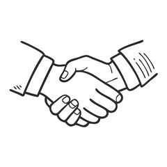 Fototapeta premium handshake between two businessmen