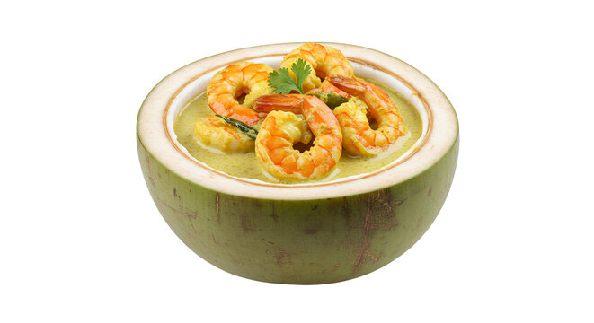  Bengali Daab Chingri Prawns in Tender Coconut