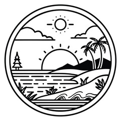 Tranquil Afternoon by the Lake"