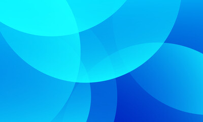 Abstract blue background with waves. Vector illustration