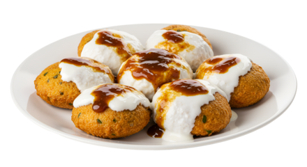 Dahi Vada with Tamarind Chutney