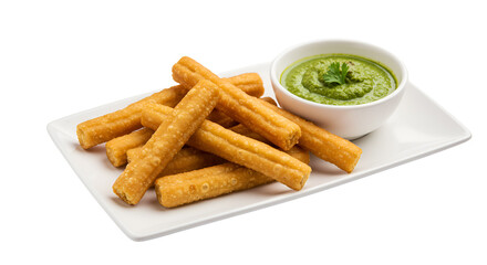  Gujarati Fafda Sticks with Chutney